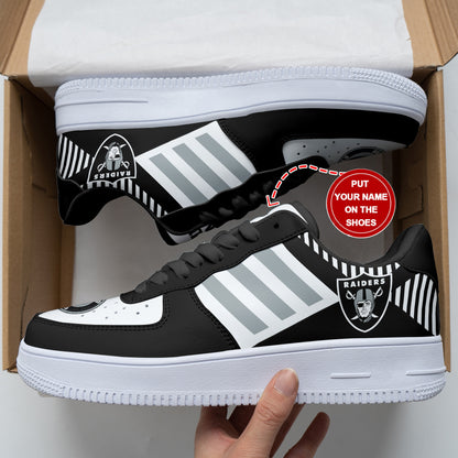 Footwearstorm Las Vegas Raiders NFL Air Low-Top Sneakers Shoes For Men And Women 1205328