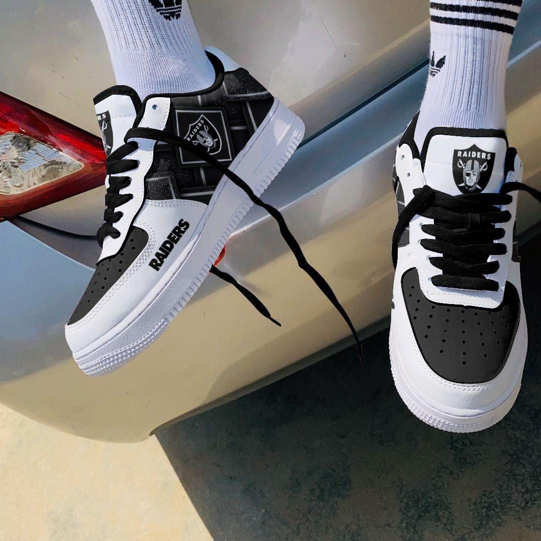 Footwearstorm Las Vegas Raiders NFL Air Low-Top Sneakers Shoes For Men And Women 1205348