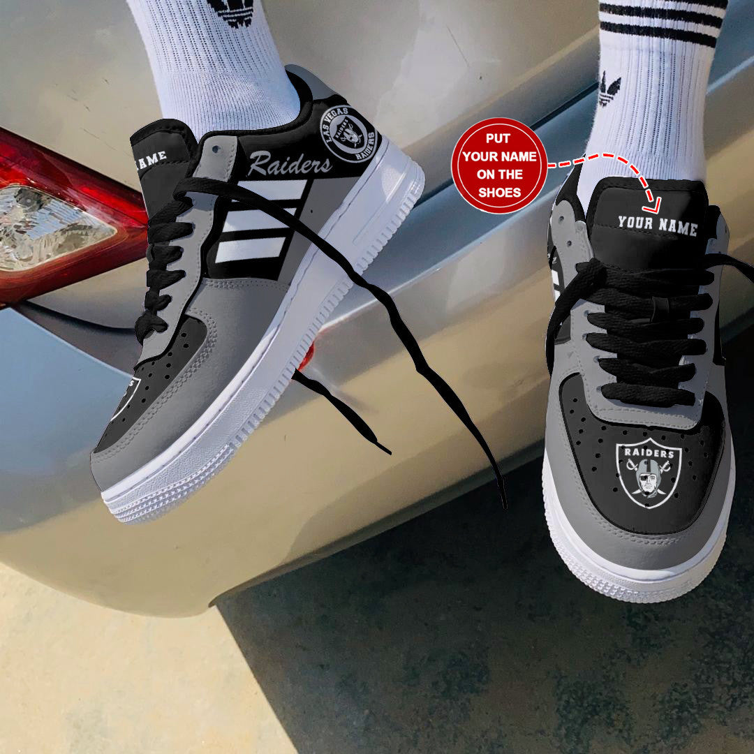 Footwearstorm Las Vegas Raiders NFL Air Low-Top Sneakers Shoes For Men And Women 1205752