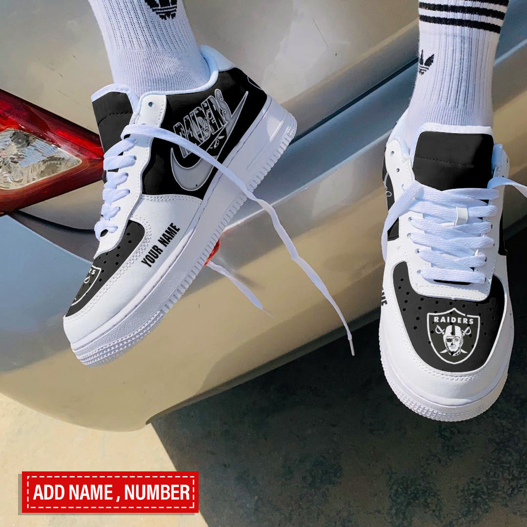 Footwearstorm Las Vegas Raiders NFL Air Low-Top Sneakers Shoes For Men And Women 1205721
