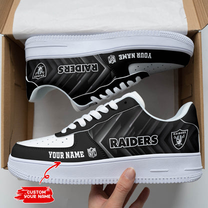 Footwearstorm Las Vegas Raiders NFL Air Low-Top Sneakers Shoes For Men And Women 1205734
