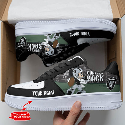 Footwearstorm Las Vegas Raiders NFL Air Low-Top Sneakers Shoes For Men And Women 1205742