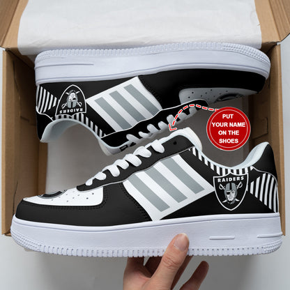 Footwearstorm Las Vegas Raiders NFL Air Low-Top Sneakers Shoes For Men And Women 1205740