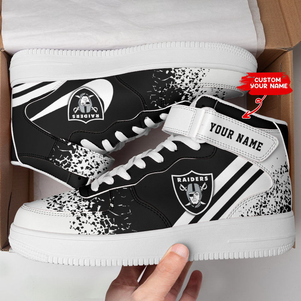 Footwearstorm Las Vegas Raiders NFL Air Low-Top Sneakers Shoes For Men And Women 1205526