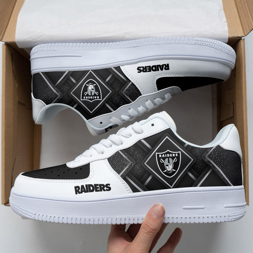 Footwearstorm Las Vegas Raiders NFL Air Low-Top Sneakers Shoes For Men And Women 1205727