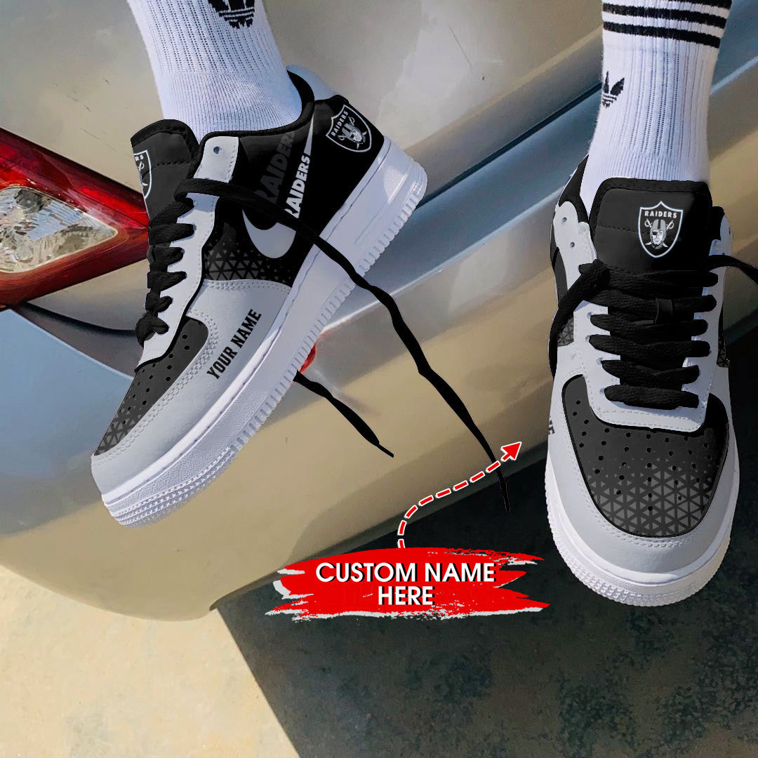 Footwearstorm Las Vegas Raiders NFL Air Low-Top Sneakers Shoes For Men And Women 1205325