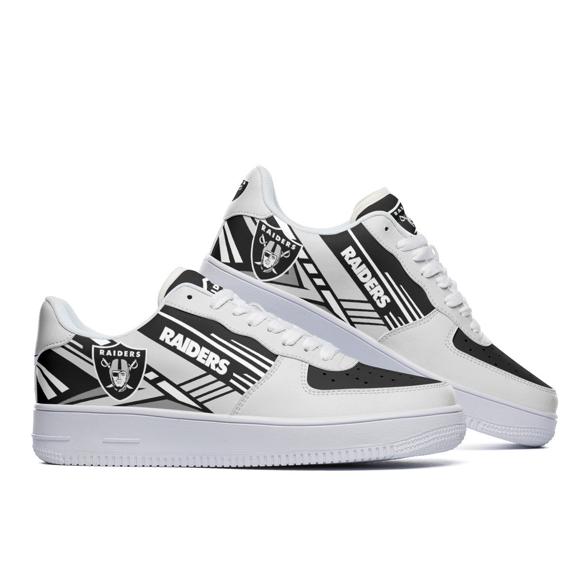 Footwearstorm Las Vegas Raiders NFL Air Low-Top Sneakers Shoes For Men And Women 1205735