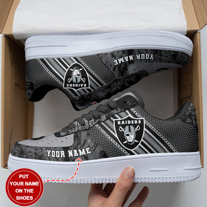 Footwearstorm Las Vegas Raiders NFL Air Low-Top Sneakers Shoes For Men And Women 1205333