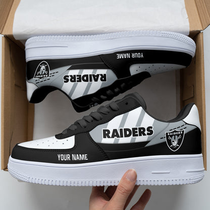Footwearstorm Las Vegas Raiders NFL Air Low-Top Sneakers Shoes For Men And Women 1205342