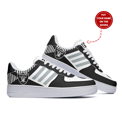 Footwearstorm Las Vegas Raiders NFL Air Low-Top Sneakers Shoes For Men And Women 1205740