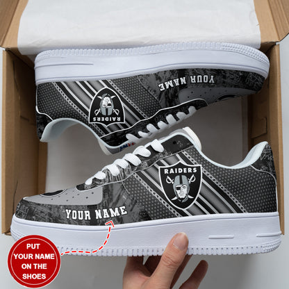 Footwearstorm Las Vegas Raiders NFL Air Low-Top Sneakers Shoes For Men And Women 1205333