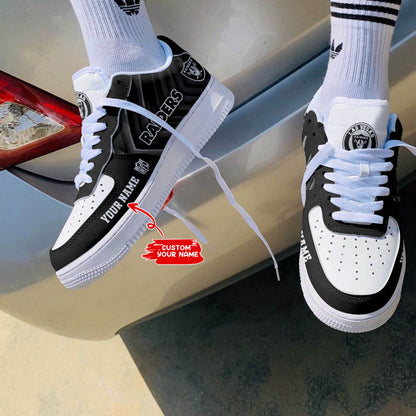 Footwearstorm Las Vegas Raiders NFL Air Low-Top Sneakers Shoes For Men And Women 1205331