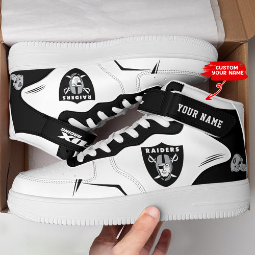 Footwearstorm Las Vegas Raiders NFL Air Low-Top Sneakers Shoes For Men And Women 1205527