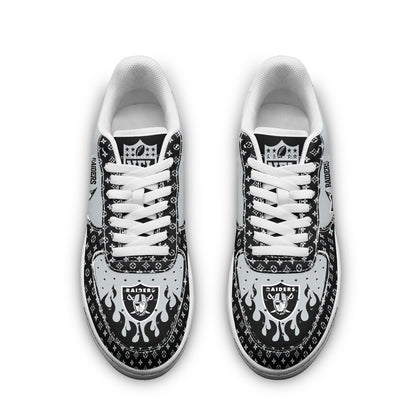 Footwearstorm Las Vegas Raiders NFL Air Low-Top Sneakers Shoes For Men And Women 1205731