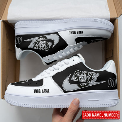 Footwearstorm Las Vegas Raiders NFL Air Low-Top Sneakers Shoes For Men And Women 1205351