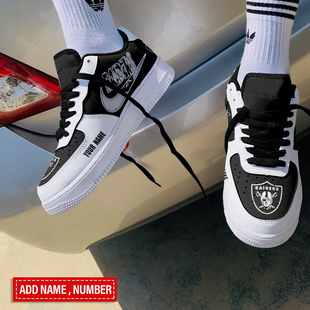 Footwearstorm Las Vegas Raiders NFL Air Low-Top Sneakers Shoes For Men And Women 1205721