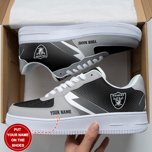 Footwearstorm Las Vegas Raiders NFL Air Low-Top Sneakers Shoes For Men And Women 1205750