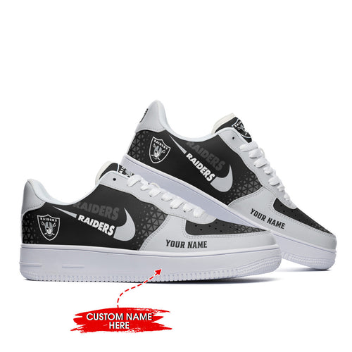 Footwearstorm Las Vegas Raiders NFL Air Low-Top Sneakers Shoes For Men And Women 1205325