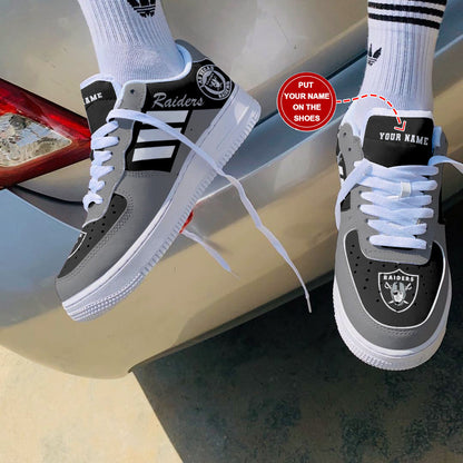 Footwearstorm Las Vegas Raiders NFL Air Low-Top Sneakers Shoes For Men And Women 1205326