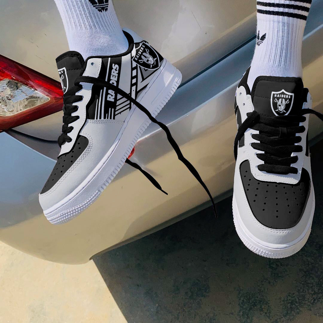 Footwearstorm Las Vegas Raiders NFL Air Low-Top Sneakers Shoes For Men And Women 1205345