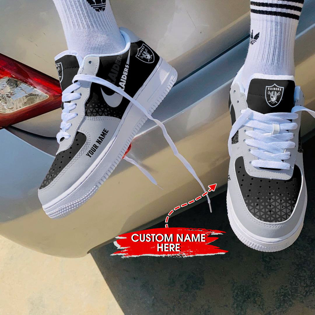 Footwearstorm Las Vegas Raiders NFL Air Low-Top Sneakers Shoes For Men And Women 1205325