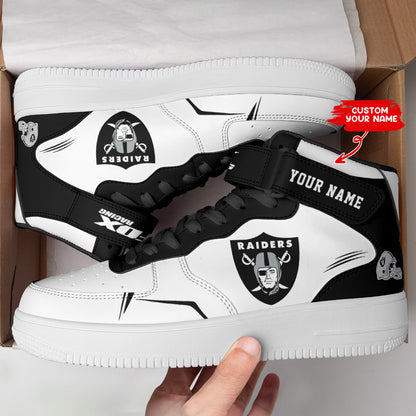 Footwearstorm Las Vegas Raiders NFL Air Low-Top Sneakers Shoes For Men And Women 1205527