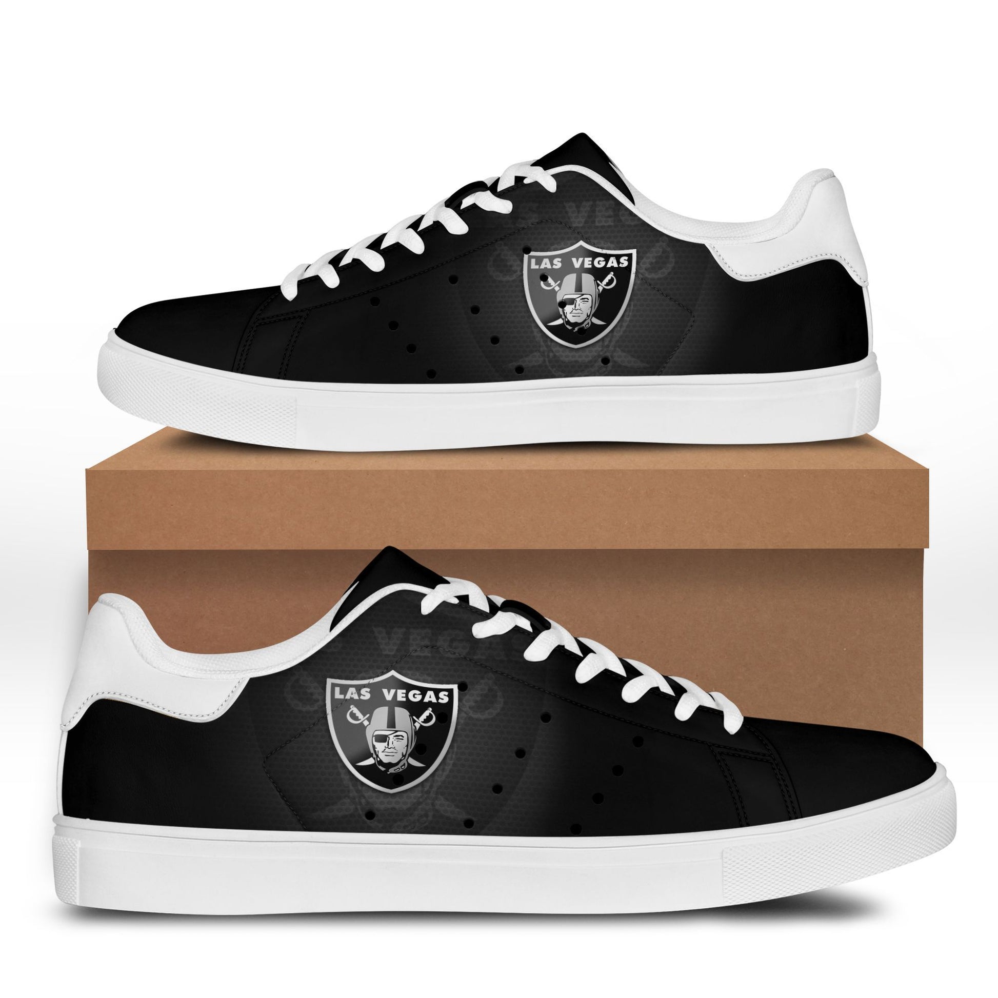Footwearstorm Las Vegas Raiders Skate Stan Shoes Sneakes For Men And Women 5
