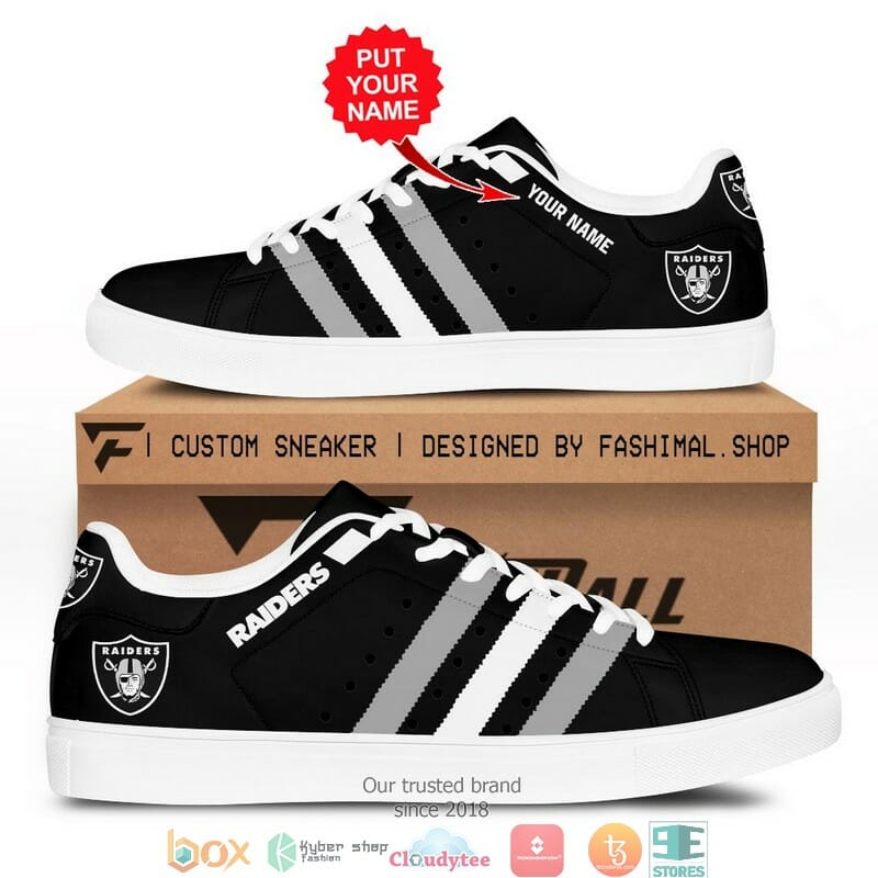 Footwearstorm Las Vegas Raiders Skate Stan Shoes Sneakes For Men And Women 3