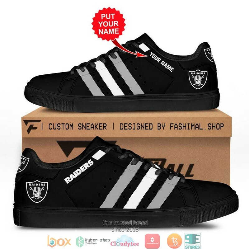 Footwearstorm Las Vegas Raiders Skate Stan Shoes Sneakes For Men And Women 3
