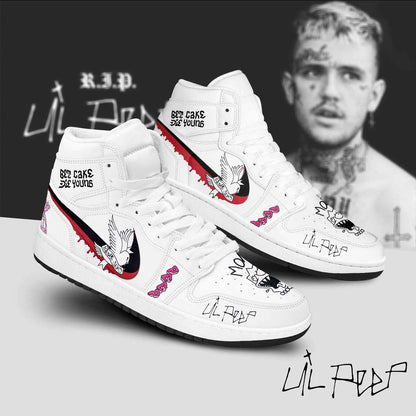 Footwearstorm Lil Peep AJ1 High Sneakers Shoes For Men And Women 1