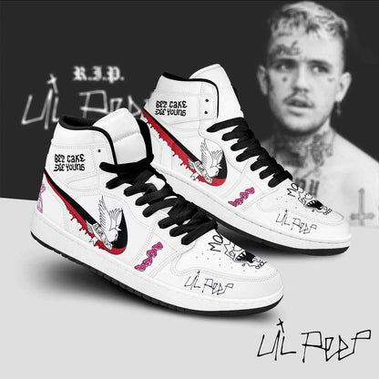 Footwearstorm Lil Peep AJ1 High Sneakers Shoes For Men And Women 2