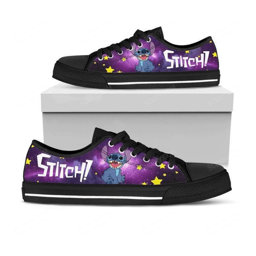Footwearstorm Lilo and Stitch Low Top Canvas Sneakers Shoes For Men And Women 1