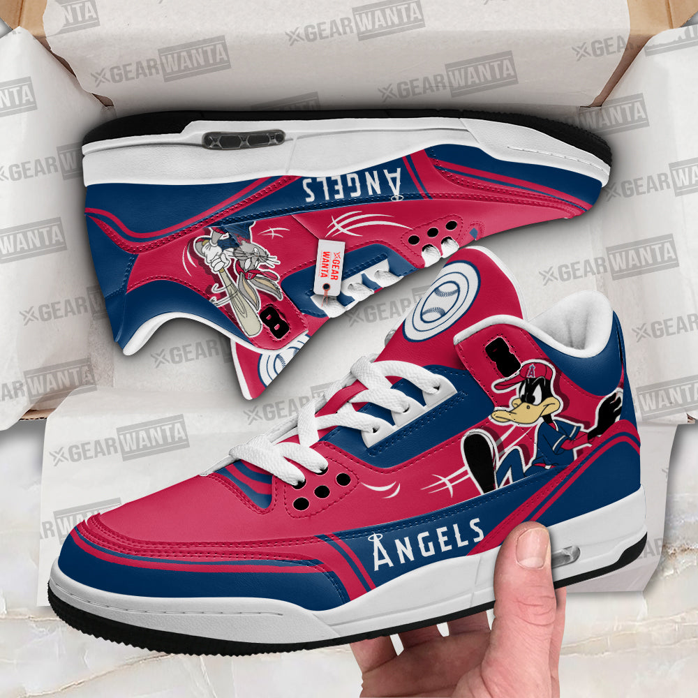 Footwearstorm Los Angeles Angels AJ3 Sneakers Shoes For Men And Women