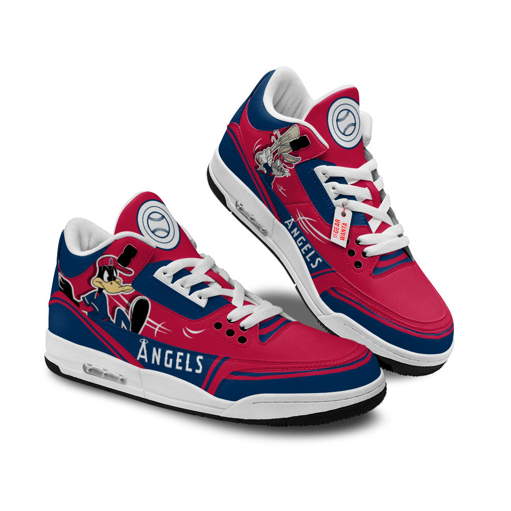Footwearstorm Los Angeles Angels AJ3 Sneakers Shoes For Men And Women