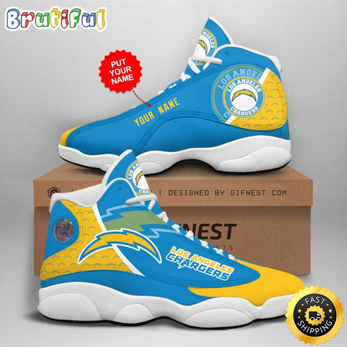 Footwearstorm Los Angeles Chargers AJ13 Sneakers Shoes For Men And Women 1