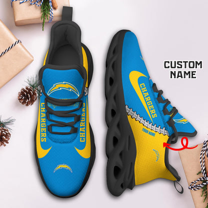 Footwearstorm Los Angeles Chargers Max Soul Shoes Sneakers For Men And Women 2