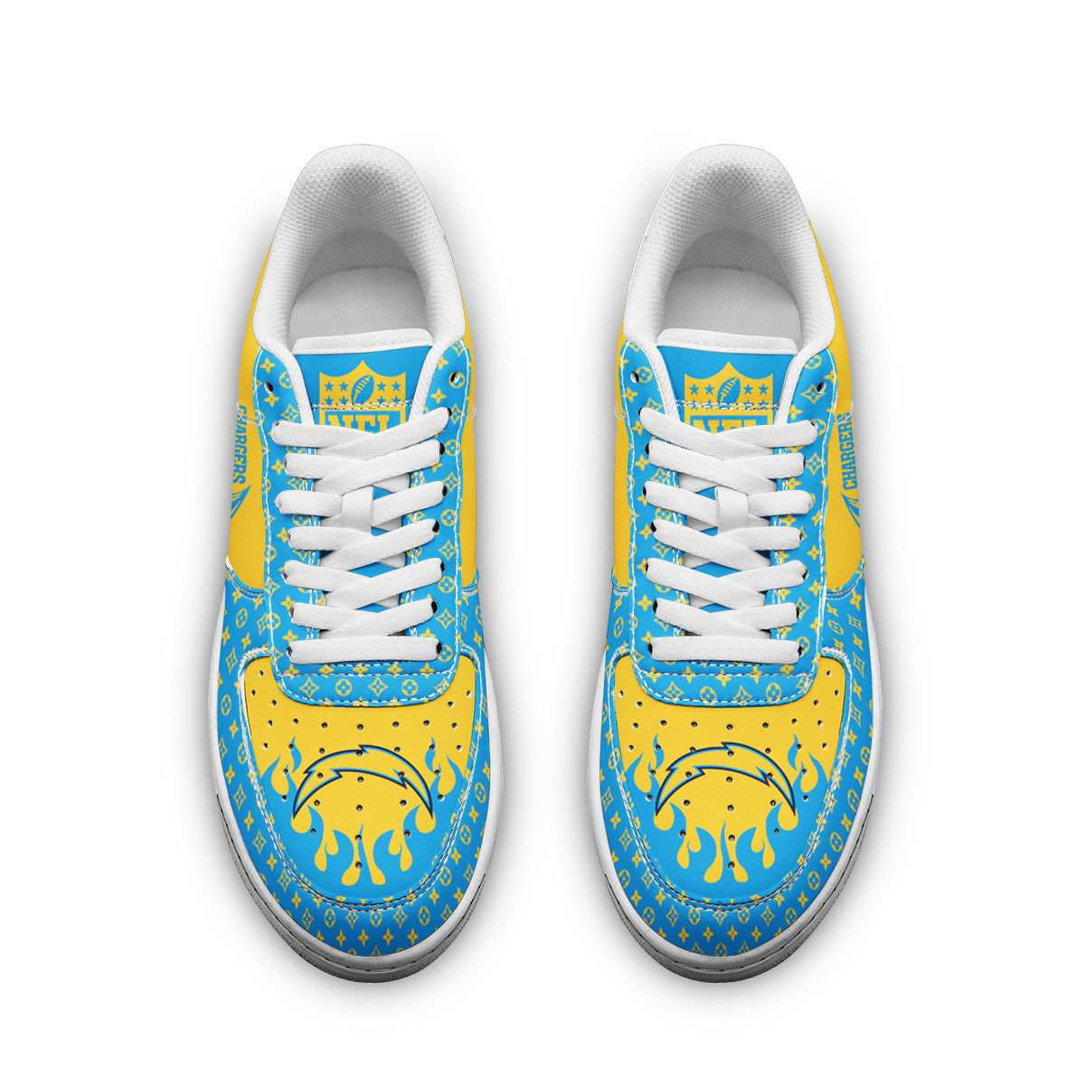 Footwearstorm Los Angeles Chargers NFL Air Low-Top Sneakers Shoes For Men And Women 1205763