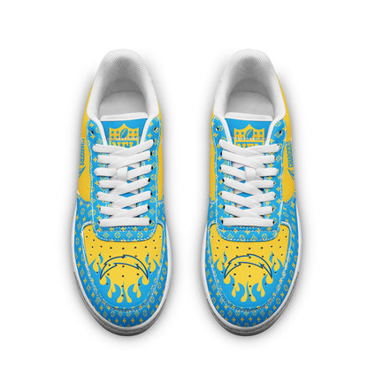 Footwearstorm Los Angeles Chargers NFL Air Low-Top Sneakers Shoes For Men And Women 1205763