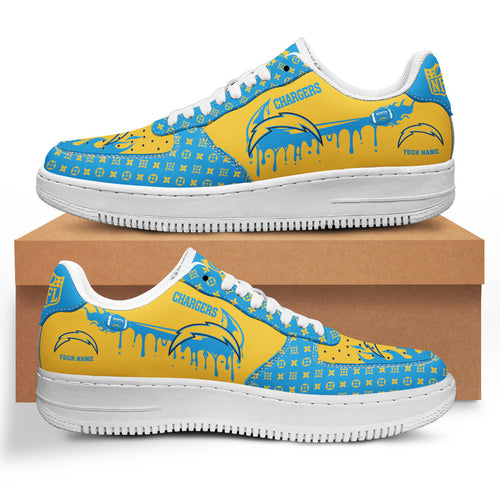 Footwearstorm Los Angeles Chargers NFL Air Low-Top Sneakers Shoes For Men And Women 1205763