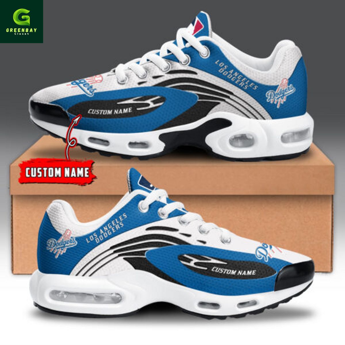 Footwearstorm Los Angeles Dodgers TN Shoes Sneakers For Men And Women 6