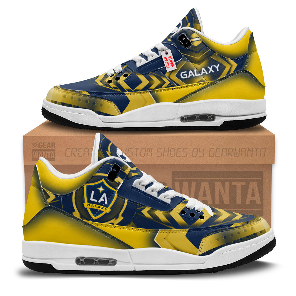 Footwearstorm Los Angeles Galaxy AJ3 Sneakers Shoes For Men And Women