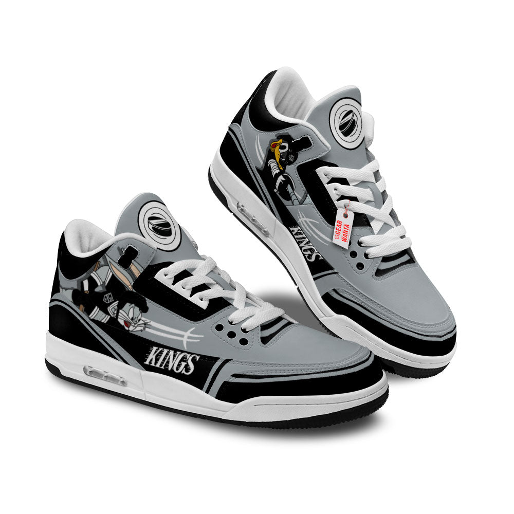 Footwearstorm Los Angeles Kings AJ3 Sneakers Shoes For Men And Women