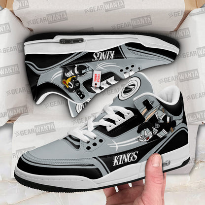 Footwearstorm Los Angeles Kings AJ3 Sneakers Shoes For Men And Women