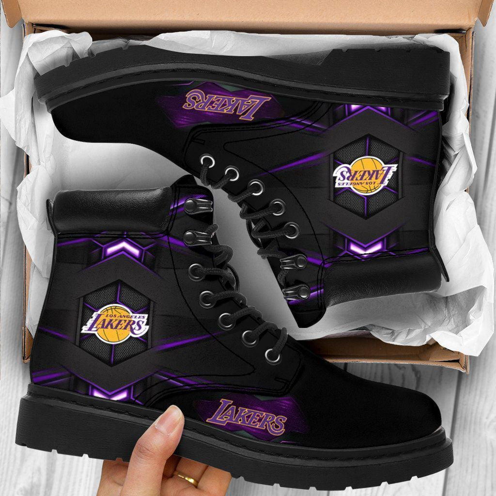 Footwearstorm Los Angeles Lakers TBL Boots Shoes For Men And Women 1