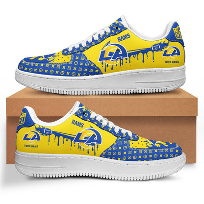Footwearstorm Los Angeles Rams NFL Air Low-Top Sneakers Shoes For Men And Women 1205837