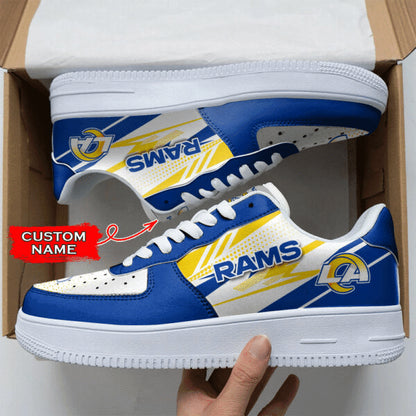 Footwearstorm Los Angeles Rams NFL Air Low-Top Sneakers Shoes For Men And Women 1205850