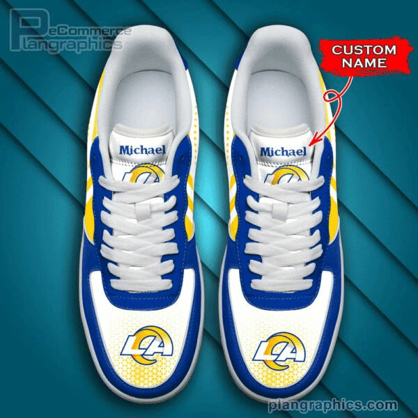 Footwearstorm Los Angeles Rams NFL Air Low-Top Sneakers Shoes For Men And Women 1205850