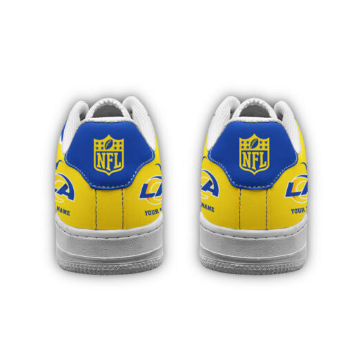 Footwearstorm Los Angeles Rams NFL Air Low-Top Sneakers Shoes For Men And Women 1205837