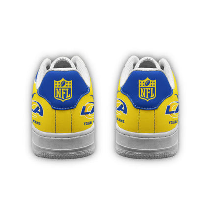 Footwearstorm Los Angeles Rams NFL Air Low-Top Sneakers Shoes For Men And Women 1205837