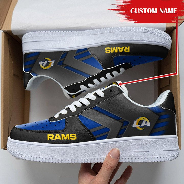 Footwearstorm Los Angeles Rams NFL Air Low-Top Sneakers Shoes For Men And Women 1205826